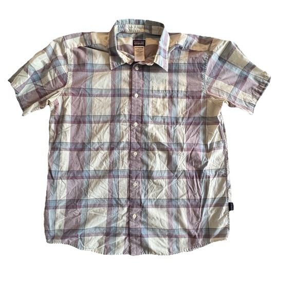 Patagonia Other - Patagonia Men's Organic Cotton Plaid Short Sleeve Shirt Size Large Plaid Soft